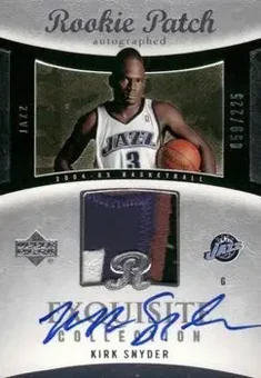 2004-05 Upper Deck Exquisite Collection #66 - Kirk Snyder - Utah Jazz