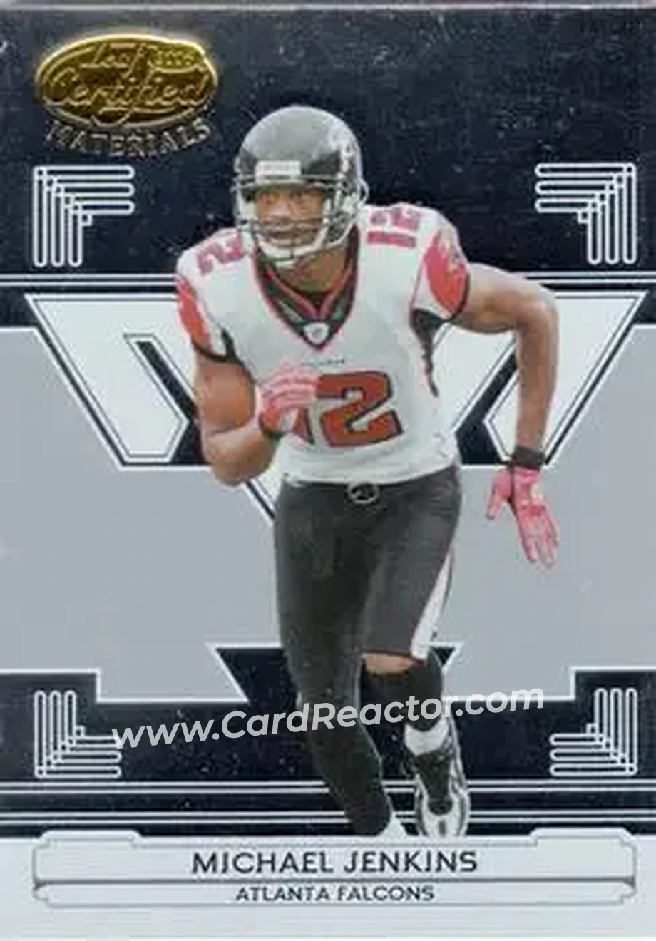 2006 Leaf Certified Materials #7 - Michael Jenkins - Atlanta Falcons - Front 2006 Leaf Certified Materials #7 - Michael Jenkins - Atlanta Falcons - Front