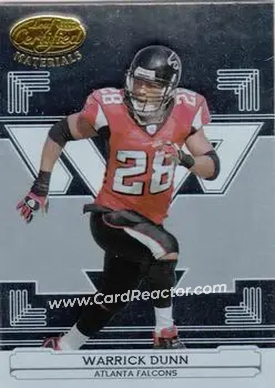 2006 Leaf Certified Materials #9 - Warrick Dunn - Atlanta Falcons - Front