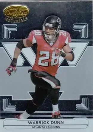 2006 Leaf Certified Materials #9 - Warrick Dunn - Atlanta Falcons