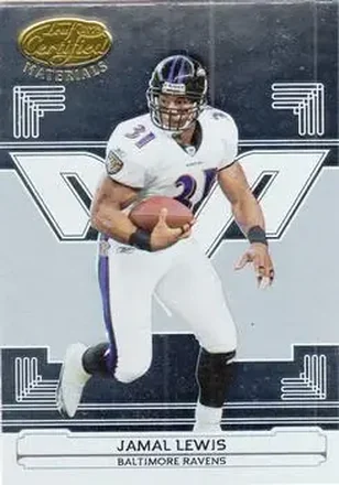 2006 Leaf Certified Materials #11 - Jamal Lewis - Baltimore Ravens