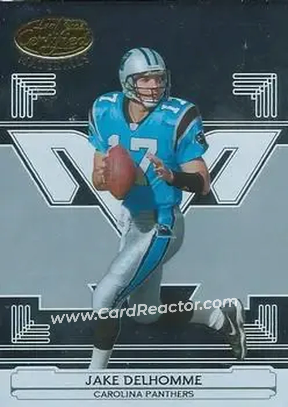 2006 Leaf Certified Materials #21 - Jake Delhomme - Carolina Panthers - Front 2006 Leaf Certified Materials #21 - Jake Delhomme - Carolina Panthers - Front