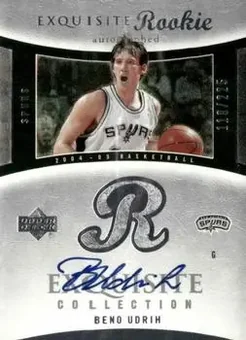 2004-05 Upper Deck Exquisite Collection #69 - Beno Udrih - San Antonio Spurs