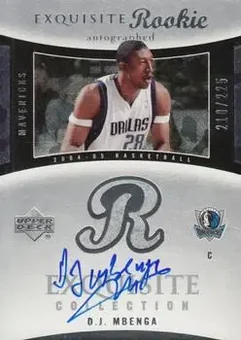 2004-05 Upper Deck Exquisite Collection #70 - D.J. Mbenga - Dallas Mavericks