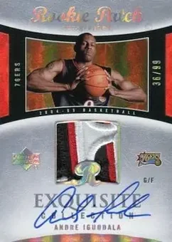 2004-05 Upper Deck Exquisite Collection #85 - Andre Iguodala - Philadelphia 76ers