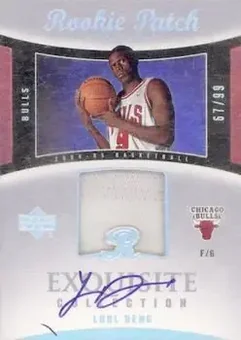 2004-05 Upper Deck Exquisite Collection #89 - Luol Deng - Chicago Bulls