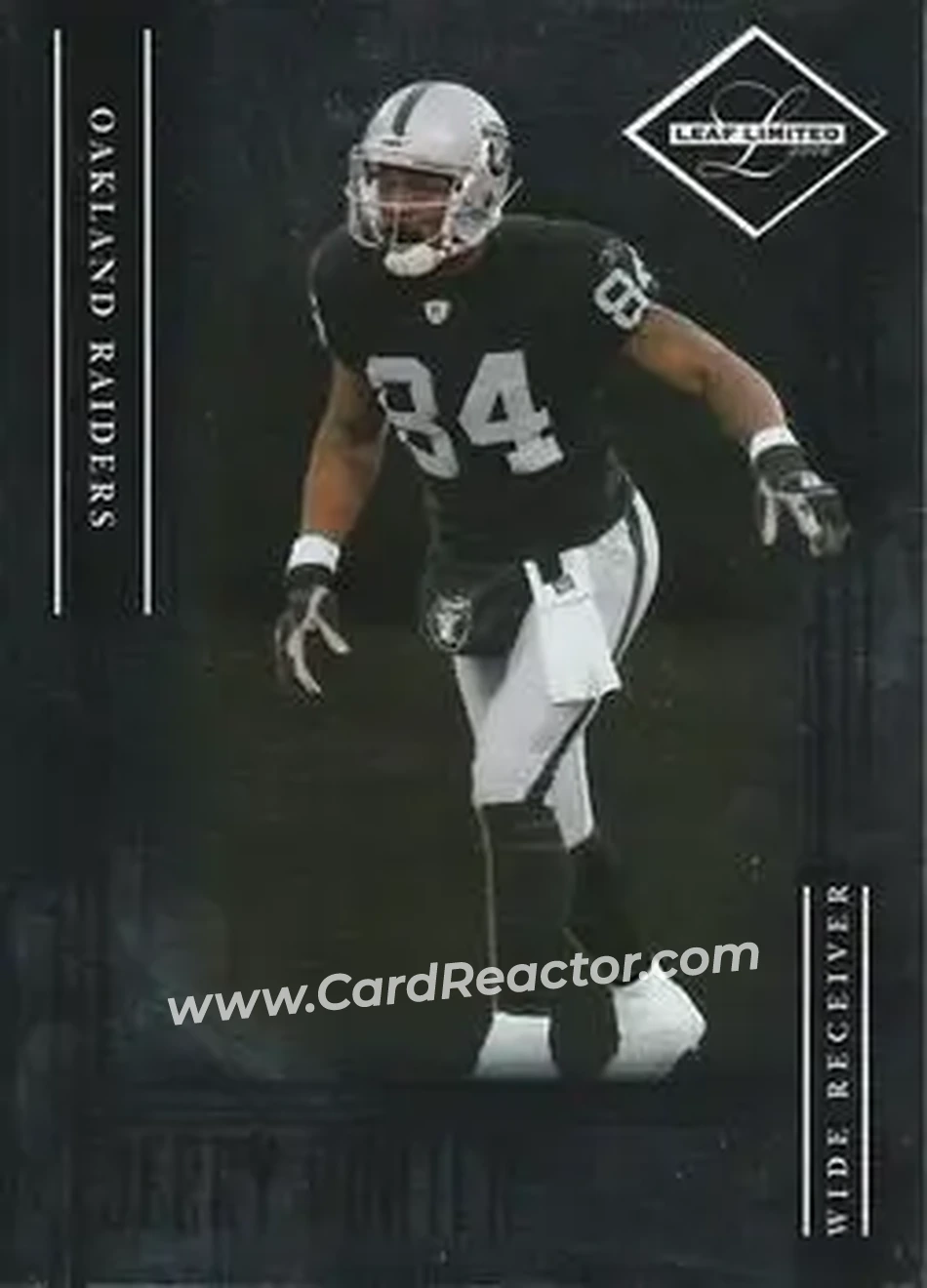2006 Leaf Limited #81 - Jerry Porter - Oakland Raiders - Front