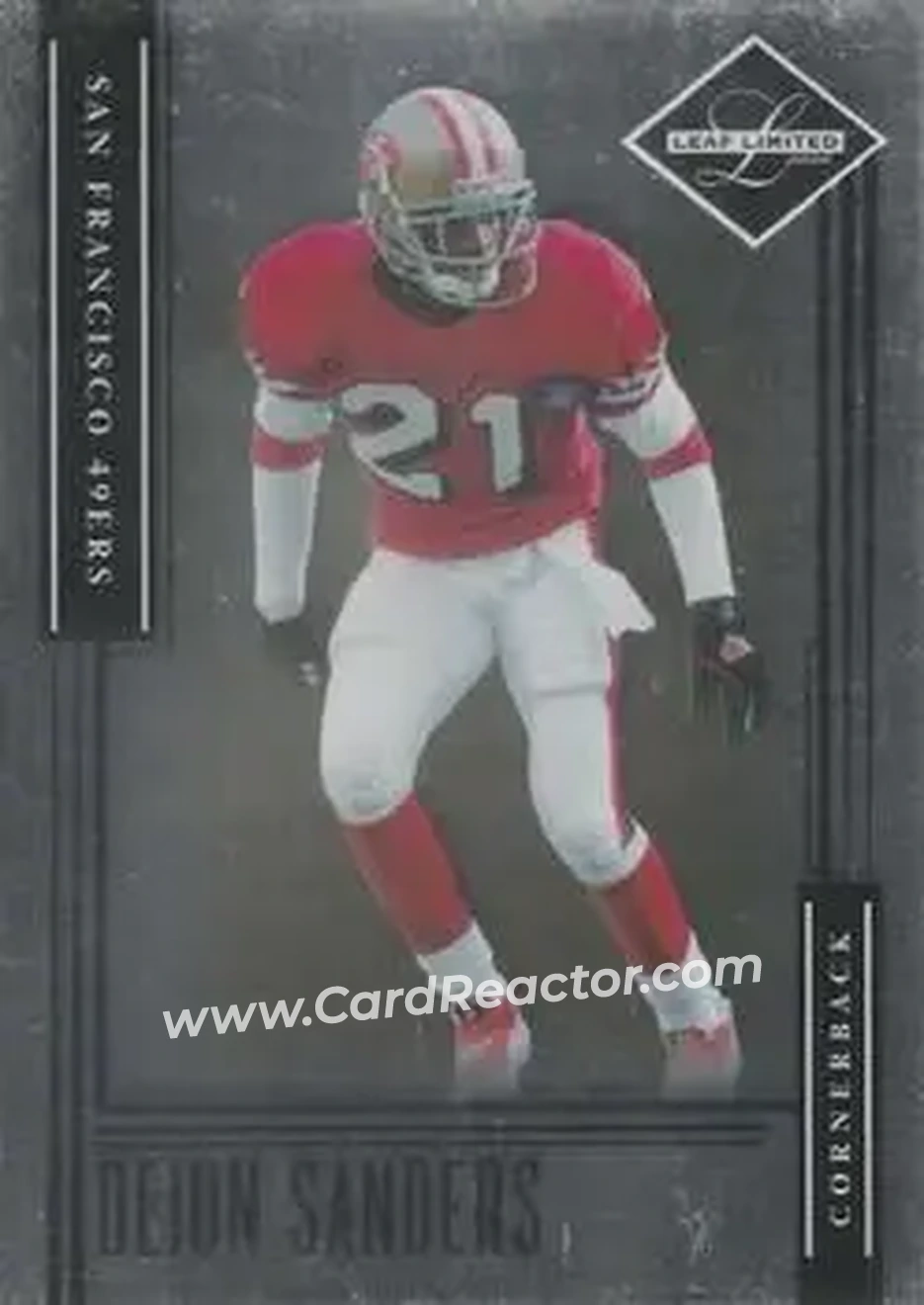 2006 Leaf Limited #136 - Deion Sanders - San Francisco 49ers - Front