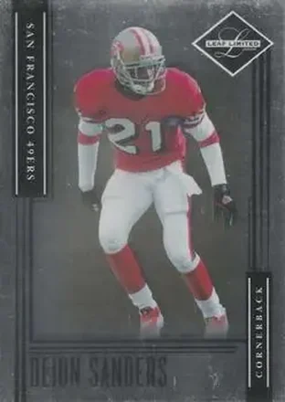 2006 Leaf Limited #136 - Deion Sanders - San Francisco 49ers