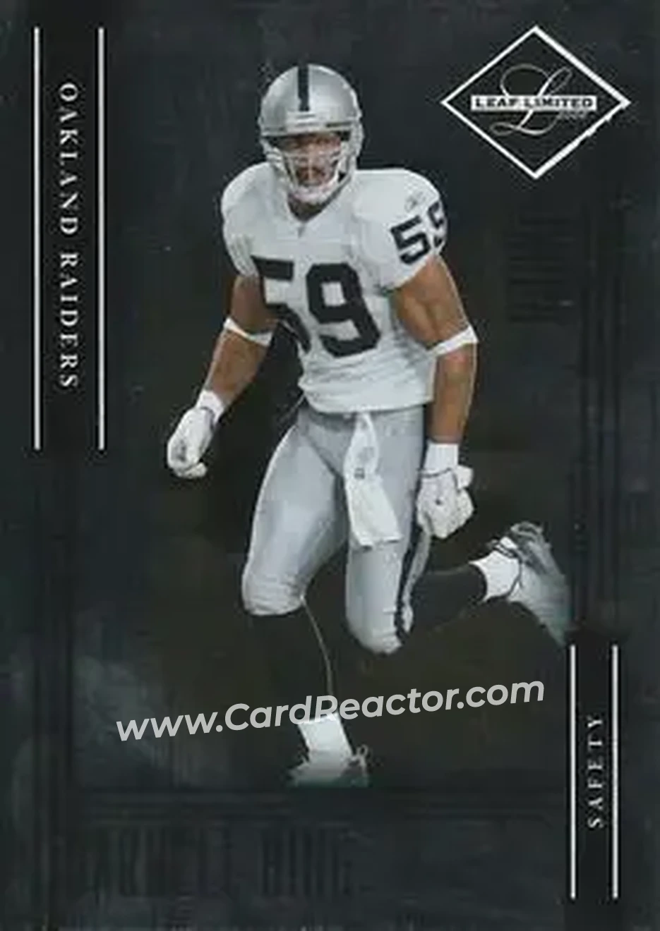 2006 Leaf Limited #171 - Darnell Bing - Oakland Raiders - Front