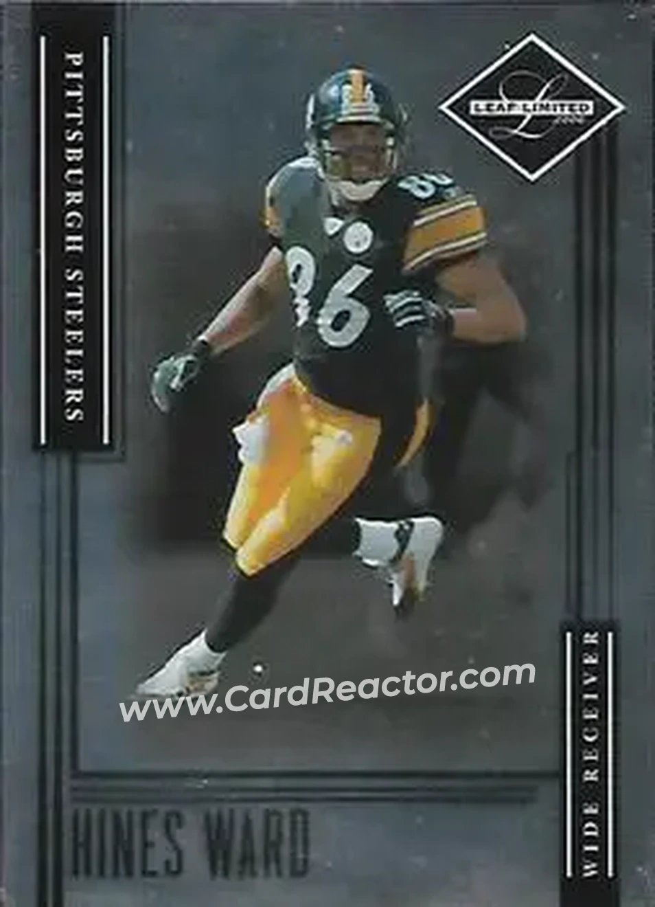 2006 Leaf Limited #106 - Hines Ward - Pittsburgh Steelers - Front