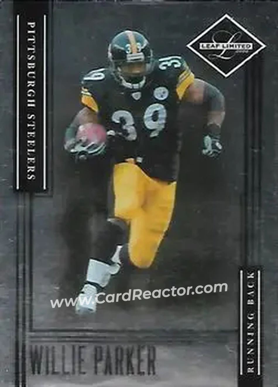 2006 Leaf Limited #107 - Willie Parker - Pittsburgh Steelers - Front