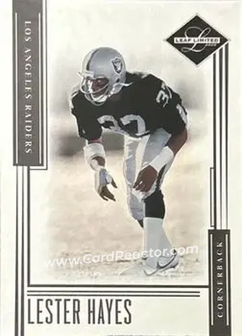 2006 Leaf Limited #129 - Lester Hayes - Los Angeles Raiders - Front