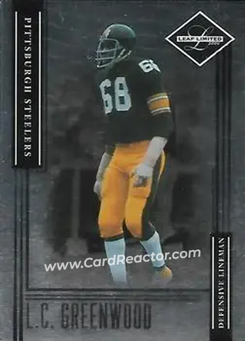 2006 Leaf Limited #130 - L.C. Greenwood - Pittsburgh Steelers - Front