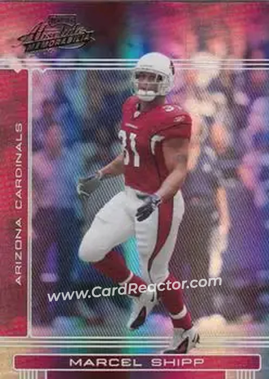 2006 Playoff Absolute Memorabilia #5 - Marcel Shipp - Arizona Cardinals - Front