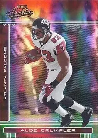 2006 Playoff Absolute Memorabilia #6 - Alge Crumpler - Atlanta Falcons