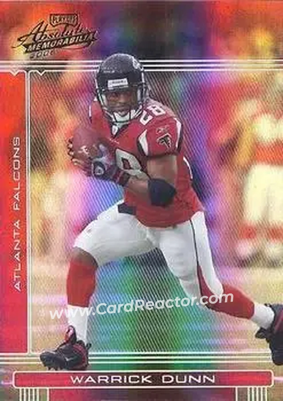 2006 Playoff Absolute Memorabilia #10 - Warrick Dunn - Atlanta Falcons - Front 2006 Playoff Absolute Memorabilia #10 - Warrick Dunn - Atlanta Falcons - Front