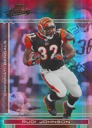 2006 Playoff Absolute Memorabilia #35 - Rudi Johnson - Cincinnati Bengals