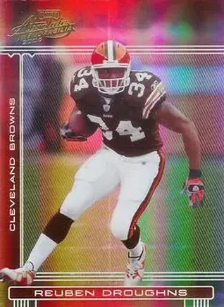 2006 Playoff Absolute Memorabilia #39 - Reuben Droughns - Cleveland Browns
