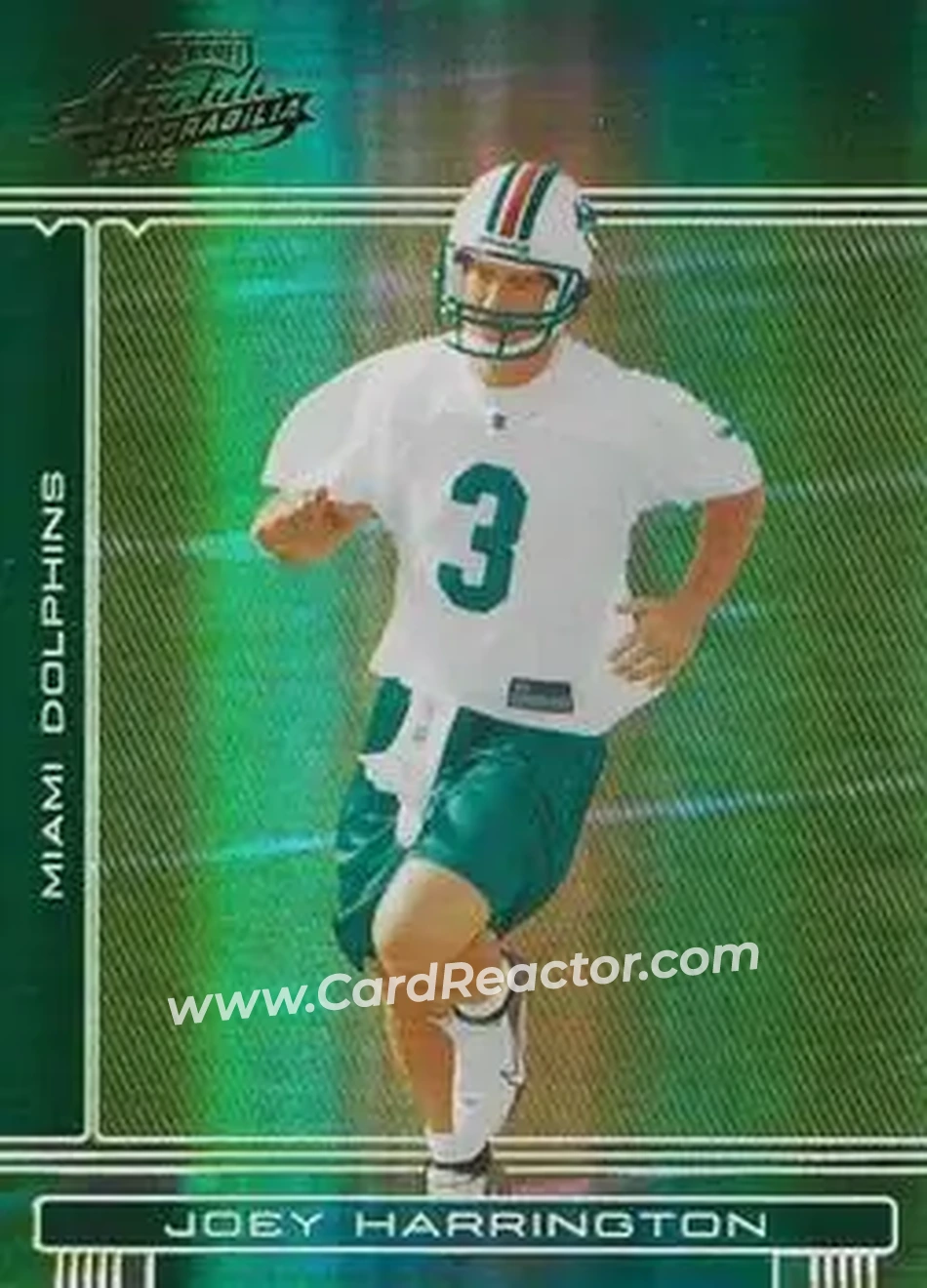 2006 Playoff Absolute Memorabilia #52 - Joey Harrington - Miami Dolphins - Front