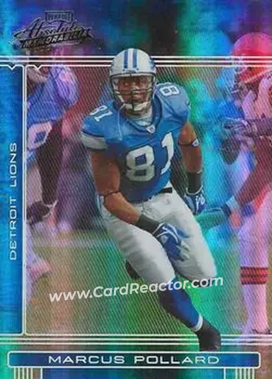 2006 Playoff Absolute Memorabilia #56 - Marcus Pollard - Detroit Lions - Front