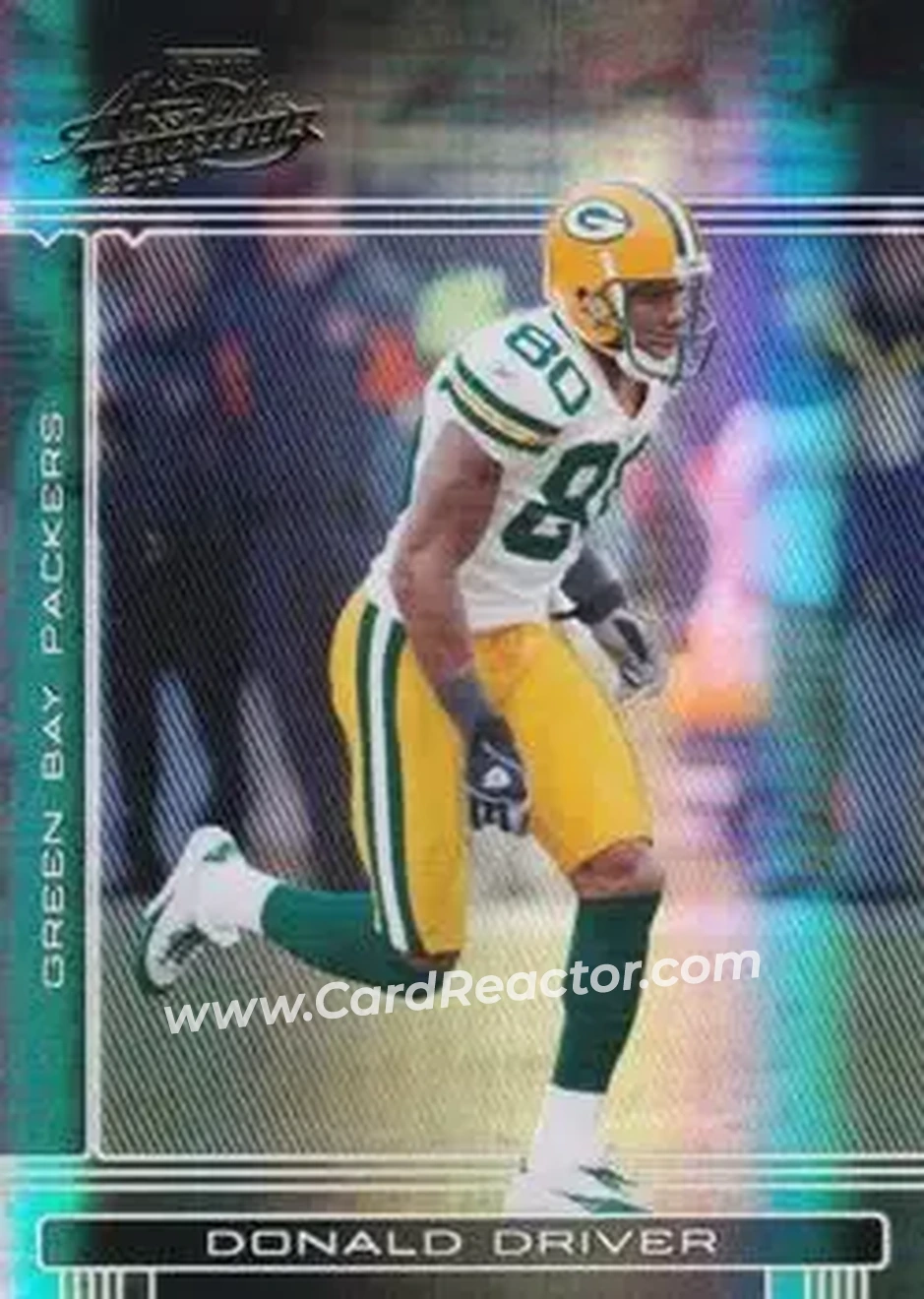 2006 Playoff Absolute Memorabilia #59 - Donald Driver - Green Bay Packers - Front 2006 Playoff Absolute Memorabilia #59 - Donald Driver - Green Bay Packers - Front