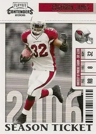 2006 Playoff Contenders #2 - Edgerrin James - Arizona Cardinals