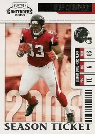 2006 Playoff Contenders #4 - Alge Crumpler - Atlanta Falcons