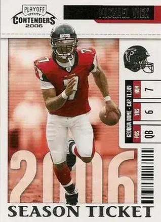 2006 Playoff Contenders #5 - Michael Vick - Atlanta Falcons