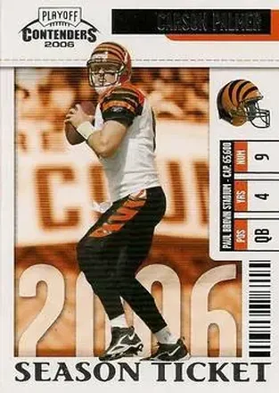 2006 Playoff Contenders #18 - Carson Palmer - Cincinnati Bengals