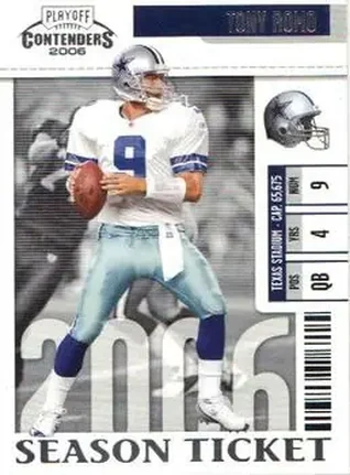 2006 Playoff Contenders #25 - Tony Romo - Dallas Cowboys