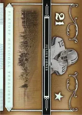 Julius Jones · 2006 Playoff National Treasures #19