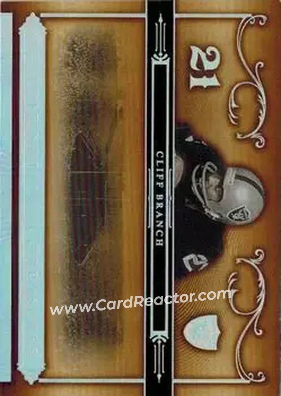 2006 Playoff National Treasures #44 - Cliff Branch - Oakland Raiders - Front 2006 Playoff National Treasures #44 - Cliff Branch - Oakland Raiders - Front