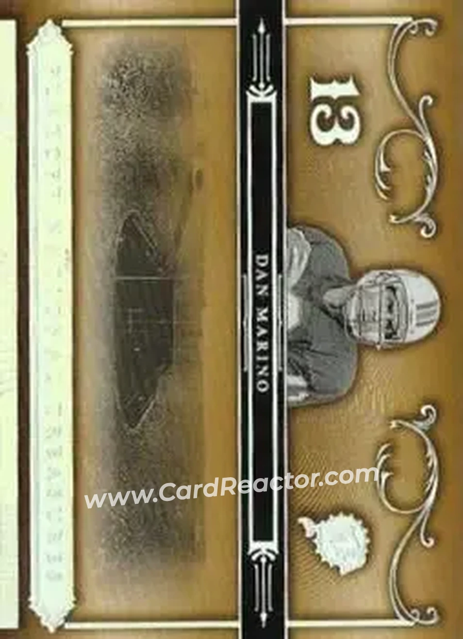 2006 Playoff National Treasures #77 - Dan Marino - Miami Dolphins - Front 2006 Playoff National Treasures #77 - Dan Marino - Miami Dolphins - Front