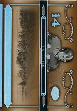 Y.A. Tittle · 2006 Playoff National Treasures #100