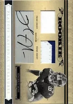 Sinorice Moss · 2006 Playoff National Treasures #113