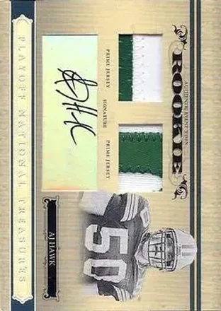 A.J. Hawk · 2006 Playoff National Treasures #120