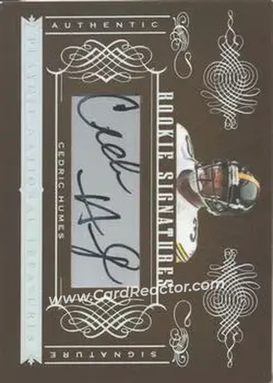 2006 Playoff National Treasures #156 - Cedric Humes - Pittsburgh Steelers - Front