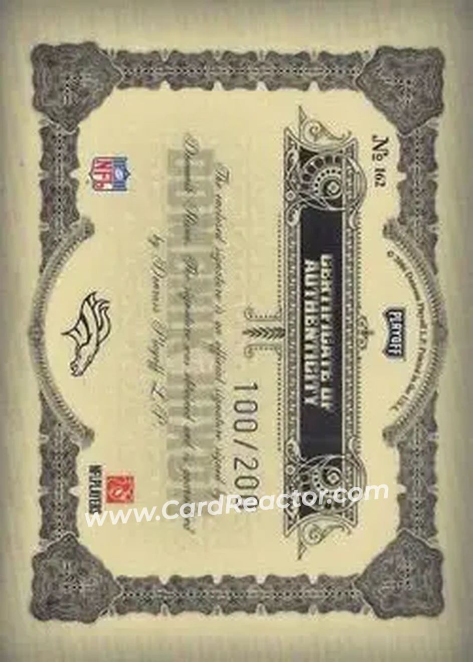 2006 Playoff National Treasures #162 - Domenik Hixon - Denver Broncos - Back