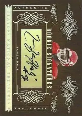 Tamba Hali · 2006 Playoff National Treasures #179