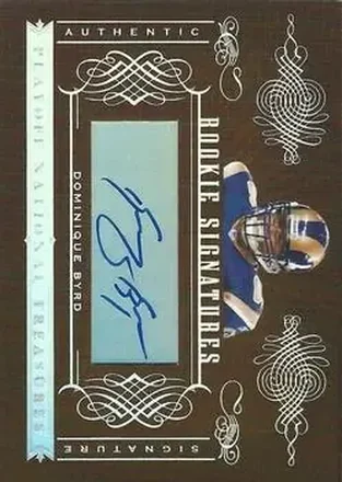 Dominique Byrd · 2006 Playoff National Treasures #183