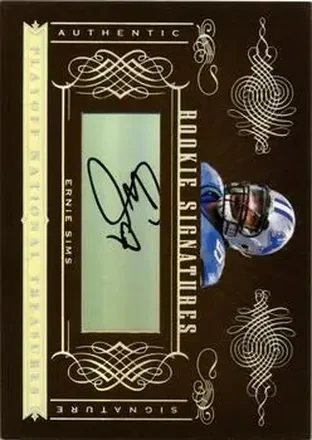 Ernie Sims · 2006 Playoff National Treasures #185