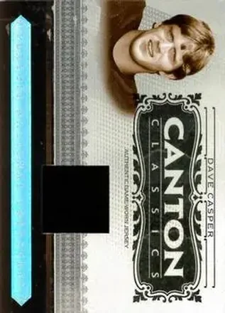 Dave Casper · 2006 Playoff National Treasures #CC-DC · Canton Classics Materials