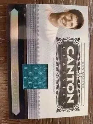 Dan Marino · 2006 Playoff National Treasures #CC-DM · Canton Classics Materials