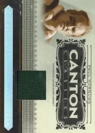 Paul Hornung · 2006 Playoff National Treasures #CC-PH · Canton Classics Materials