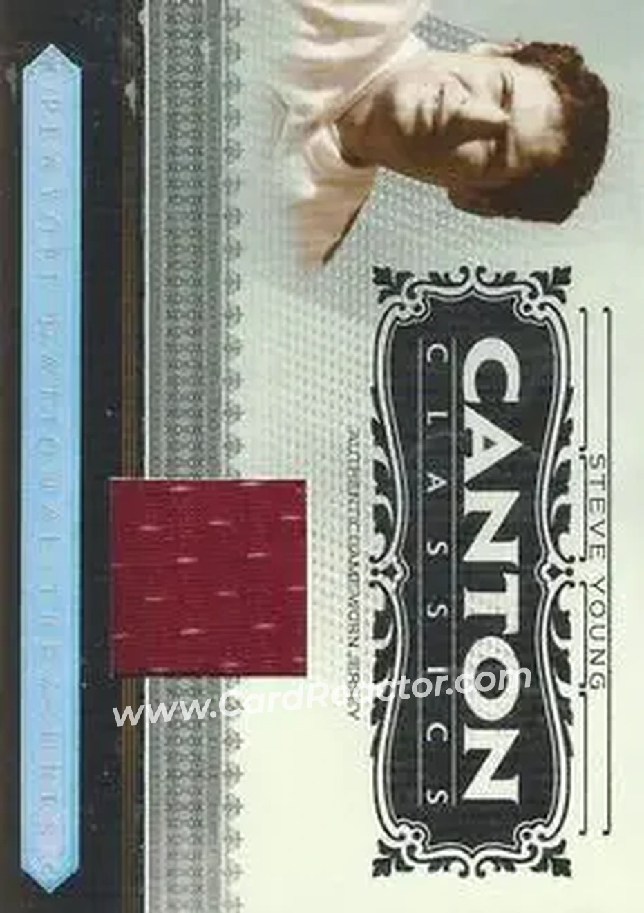 2006 Playoff National Treasures - Canton Classics Materials #CC-SY - Steve Young - San Francisco 49ers - Front