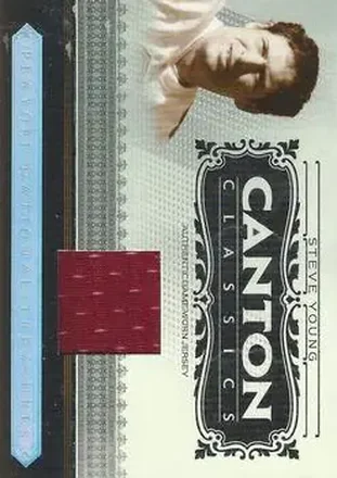 Steve Young · 2006 Playoff National Treasures #CC-SY · Canton Classics Materials