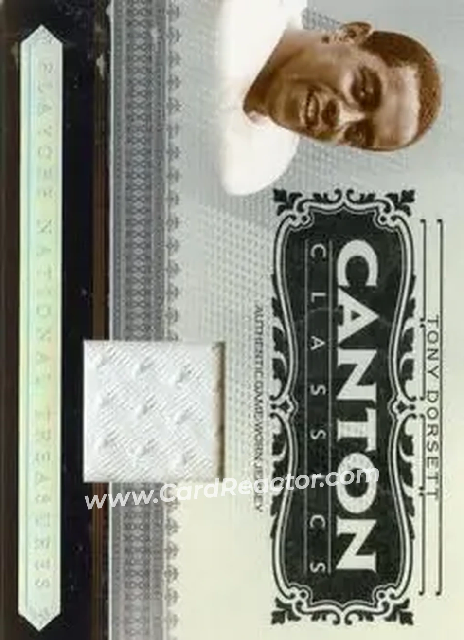 2006 Playoff National Treasures - Canton Classics Materials #CC-TD - Tony Dorsett - Dallas Cowboys - Front