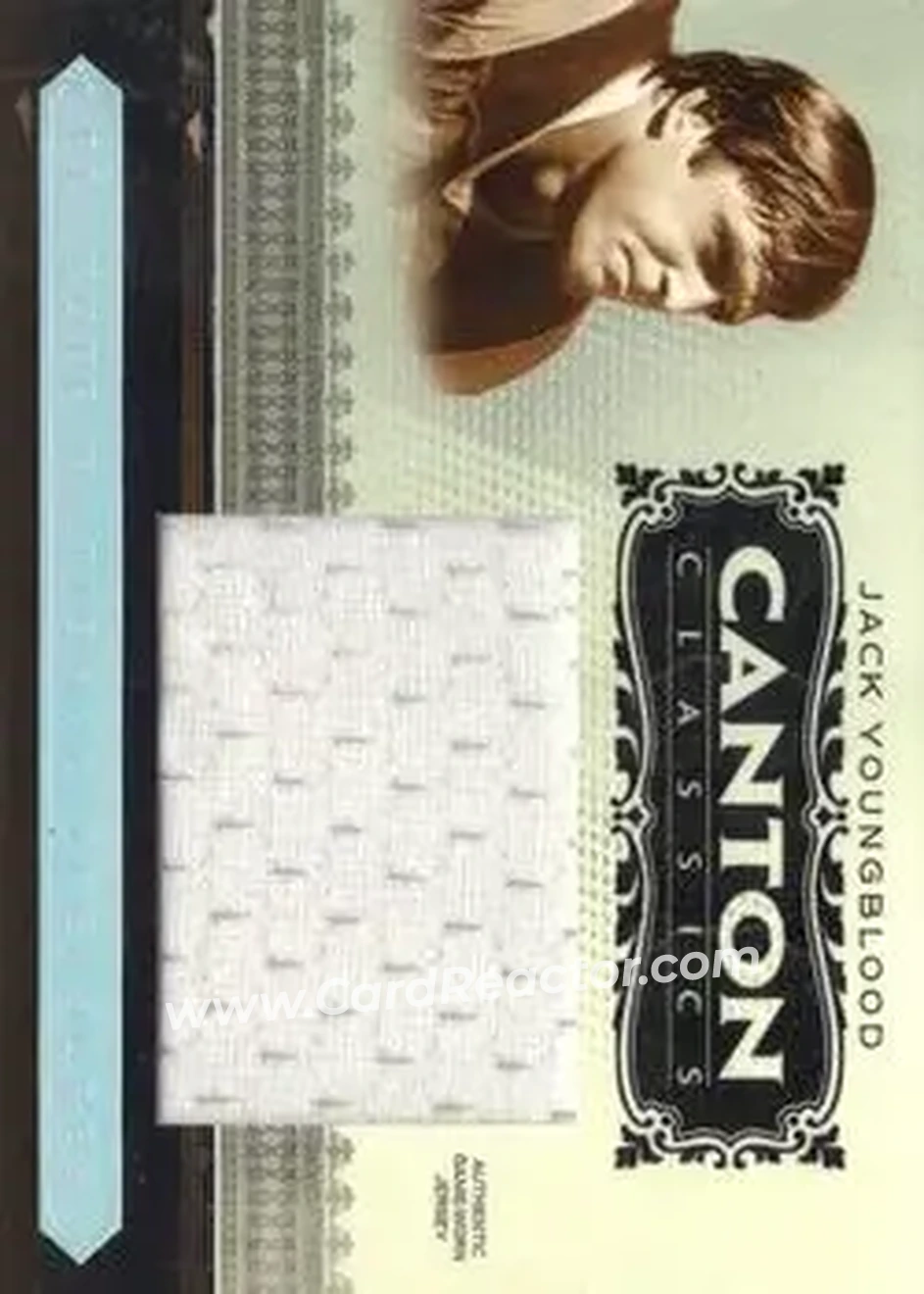 2006 Playoff National Treasures - Canton Classics Materials Jumbo Jerseys #CC-JY - Jack Youngblood - Los Angeles Rams - Front