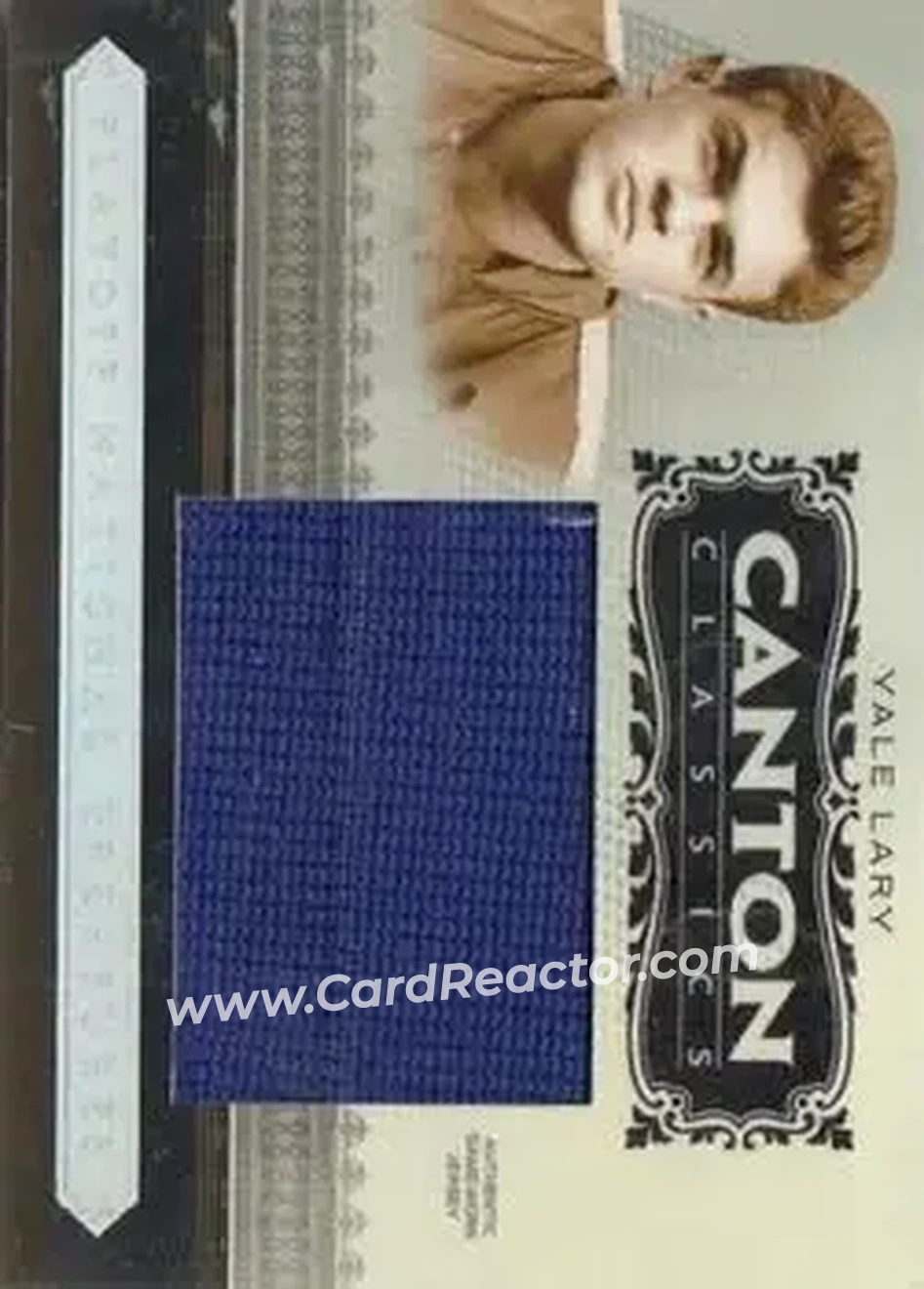 2006 Playoff National Treasures - Canton Classics Materials Jumbo Jerseys #CC-YL - Yale Lary - Detroit Lions - Front 2006 Playoff National Treasures - Canton Classics Materials Jumbo Jerseys #CC-YL - Yale Lary - Detroit Lions - Front